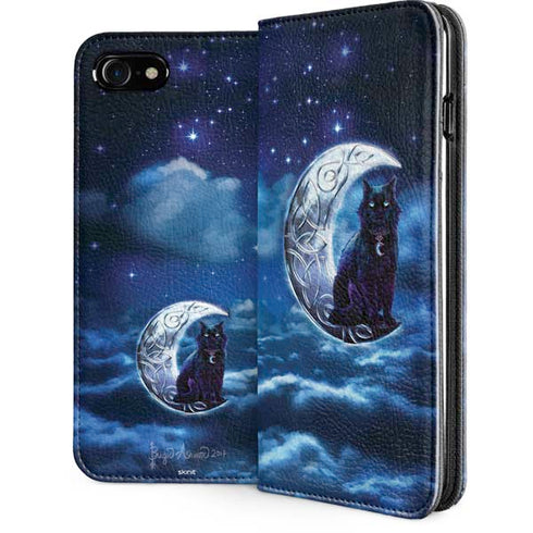 Celtic Black Cat by Brigid Ashwood iPhone Cases